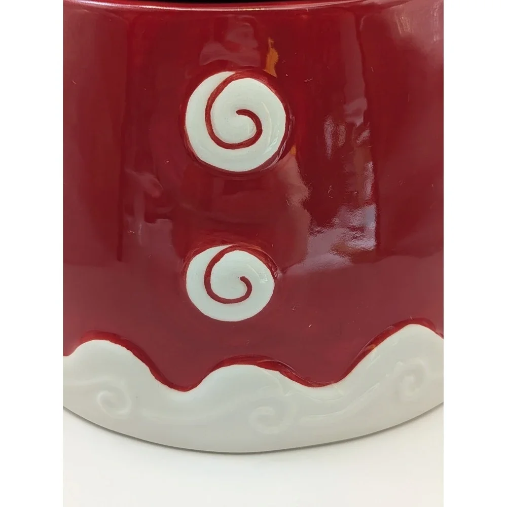 Johanna Parker Carnival Cottage SANTA CLAUS Cookie Jar.